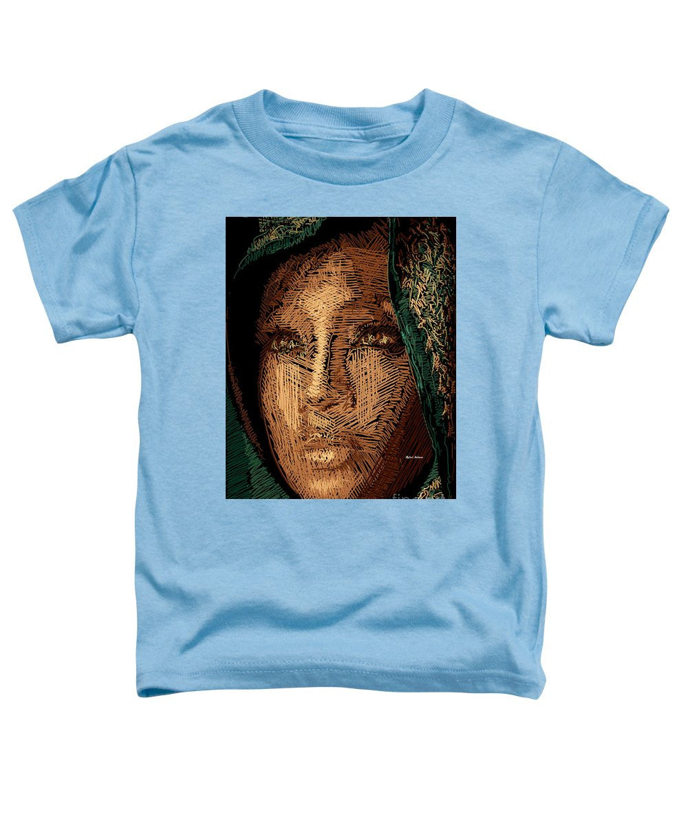 T-shirt pour tout-petits - Portrait en studio au crayon 54