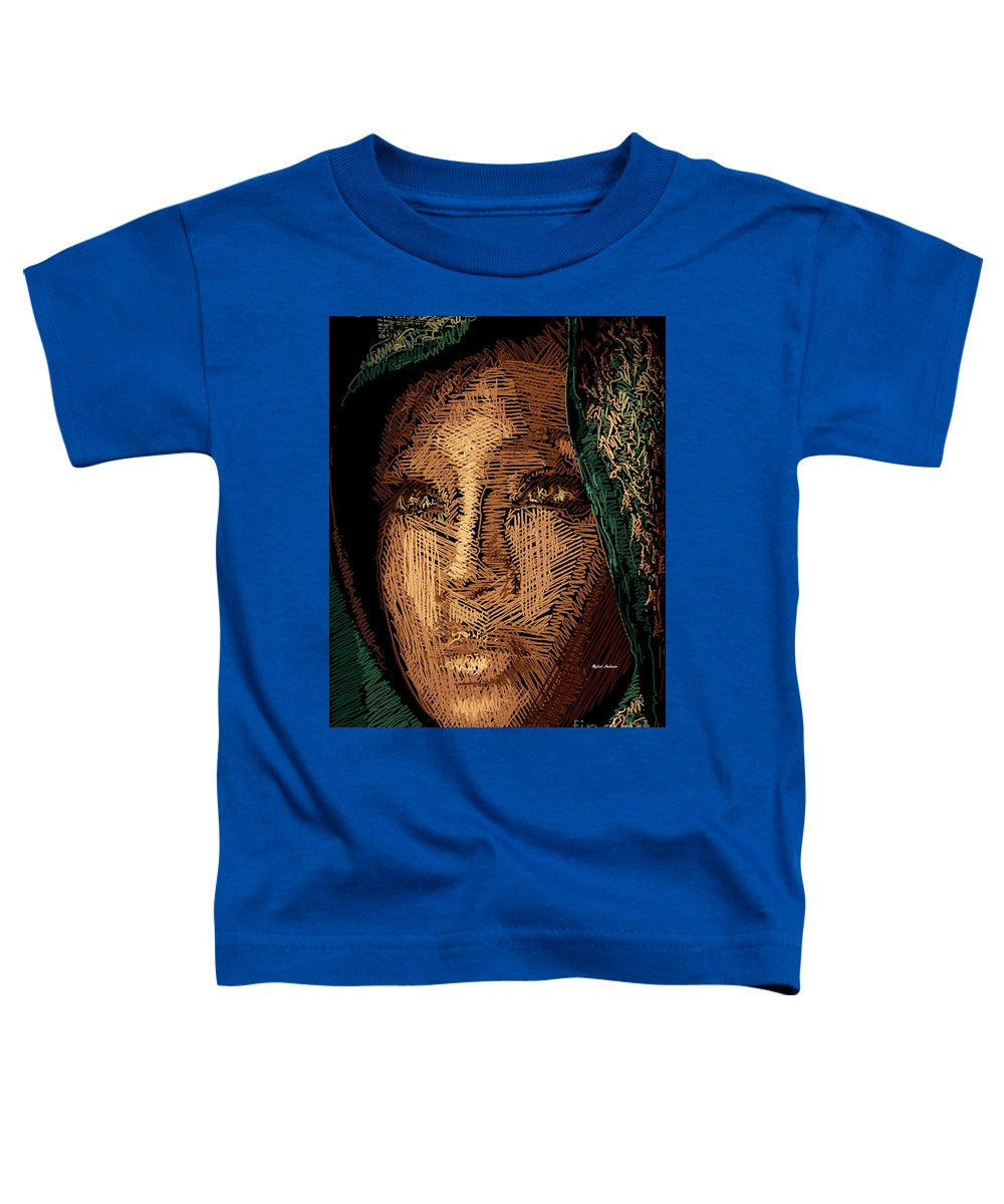 T-shirt pour tout-petits - Portrait en studio au crayon 54