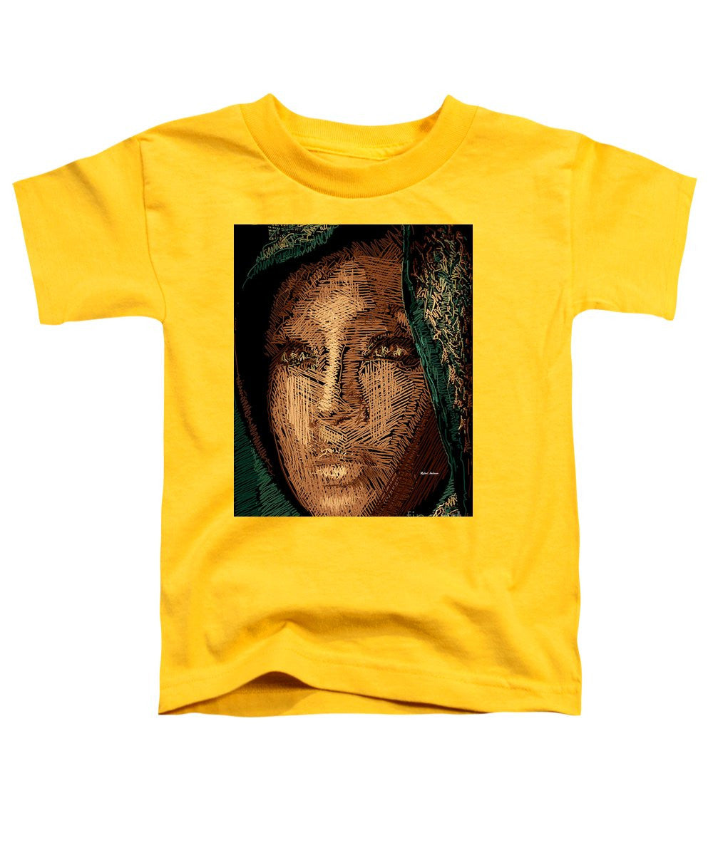 T-shirt pour tout-petits - Portrait en studio au crayon 54