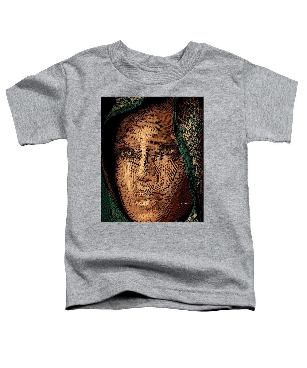 T-shirt pour tout-petits - Portrait en studio au crayon 54