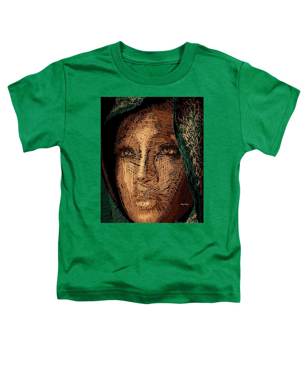 T-shirt pour tout-petits - Portrait en studio au crayon 54