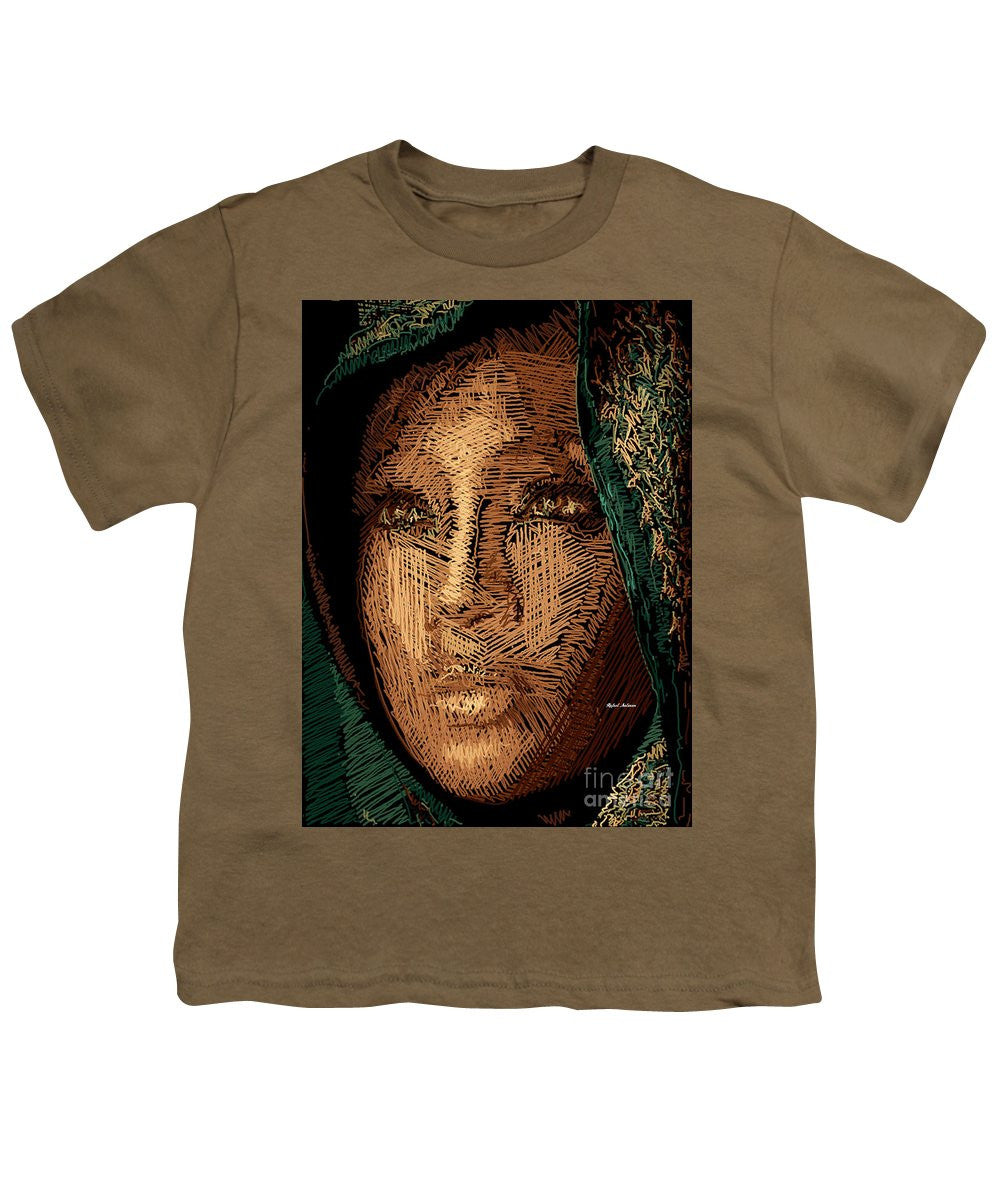 Youth T-Shirt - Studio Portrait In Pencil 54