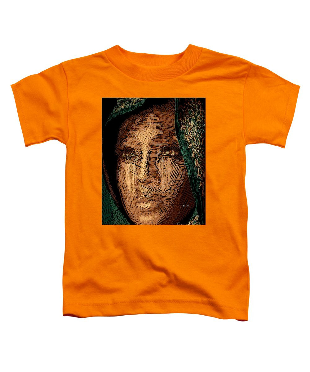 T-shirt pour tout-petits - Portrait en studio au crayon 54