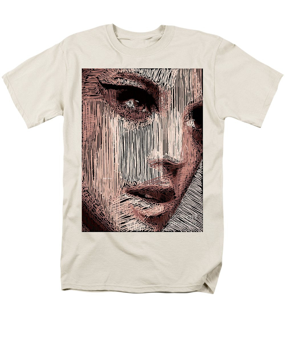 Men's T-Shirt  (Regular Fit) - Studio Portrait In Pencil 57