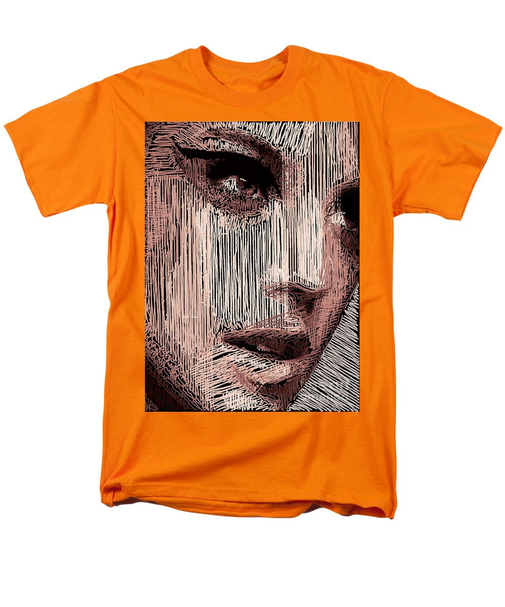 Men's T-Shirt  (Regular Fit) - Studio Portrait In Pencil 57