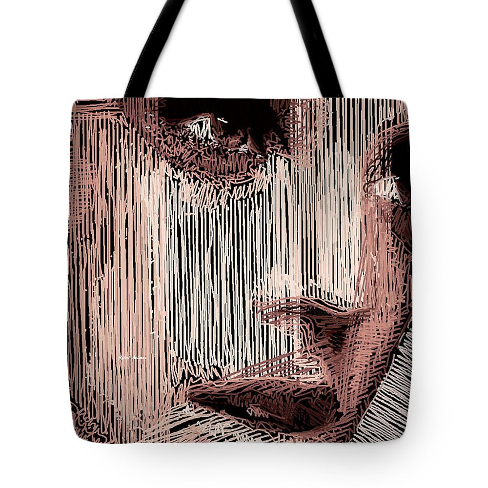 Sac fourre-tout - Portrait en studio au crayon 57