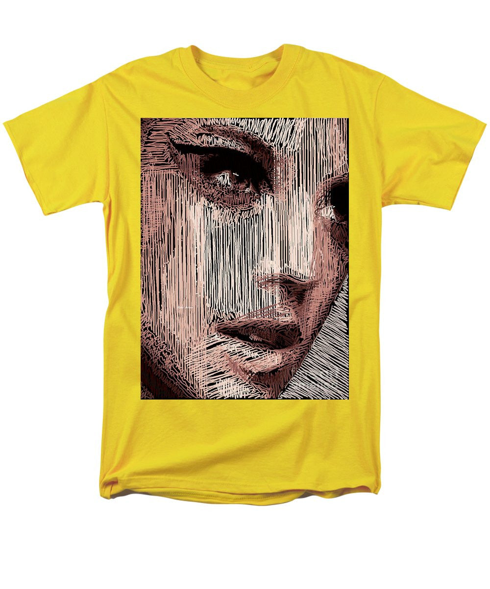 Men's T-Shirt  (Regular Fit) - Studio Portrait In Pencil 57