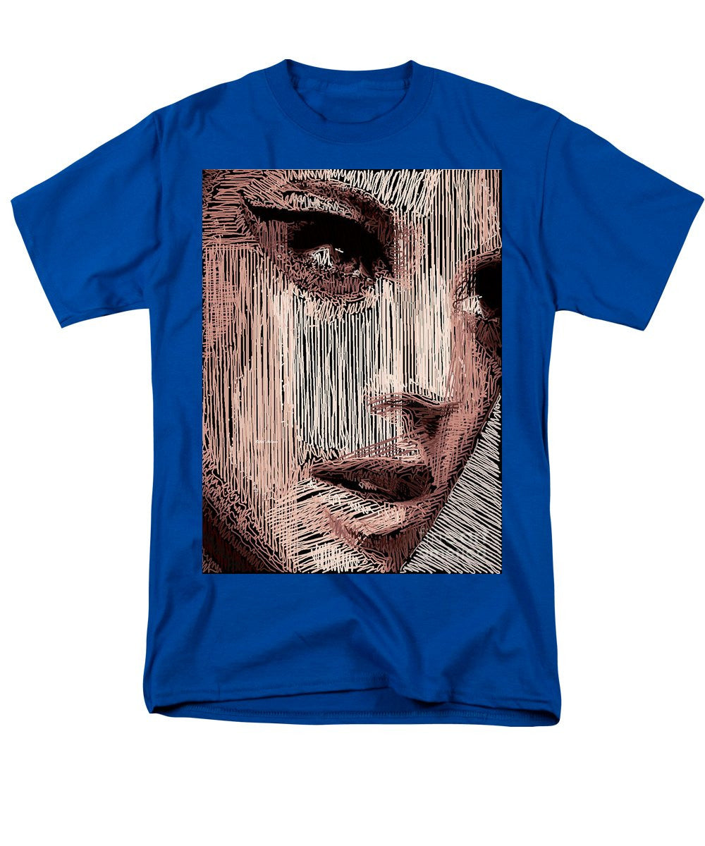 Men's T-Shirt  (Regular Fit) - Studio Portrait In Pencil 57