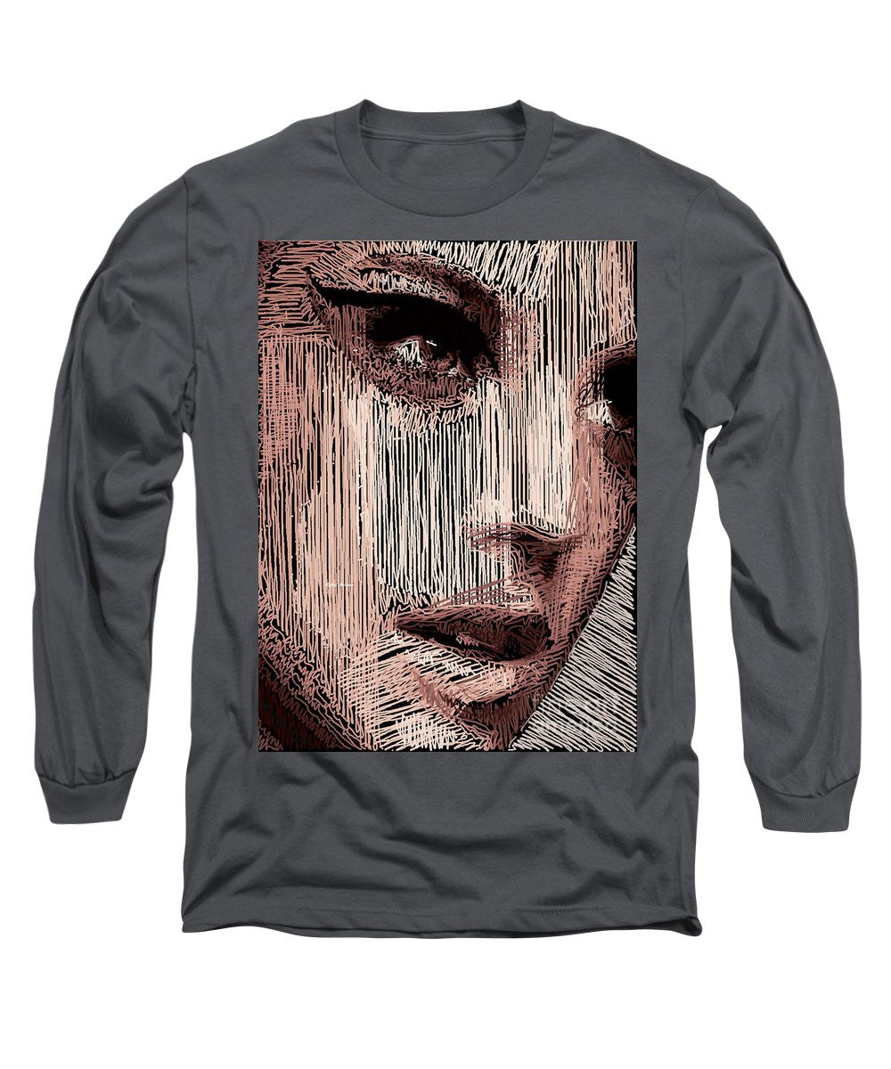 Long Sleeve T-Shirt - Studio Portrait In Pencil 57