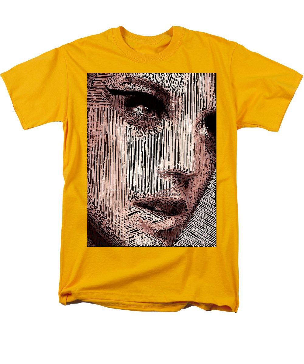 Men's T-Shirt  (Regular Fit) - Studio Portrait In Pencil 57