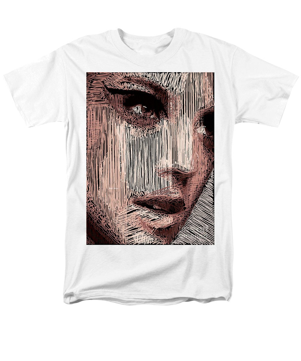 Men's T-Shirt  (Regular Fit) - Studio Portrait In Pencil 57