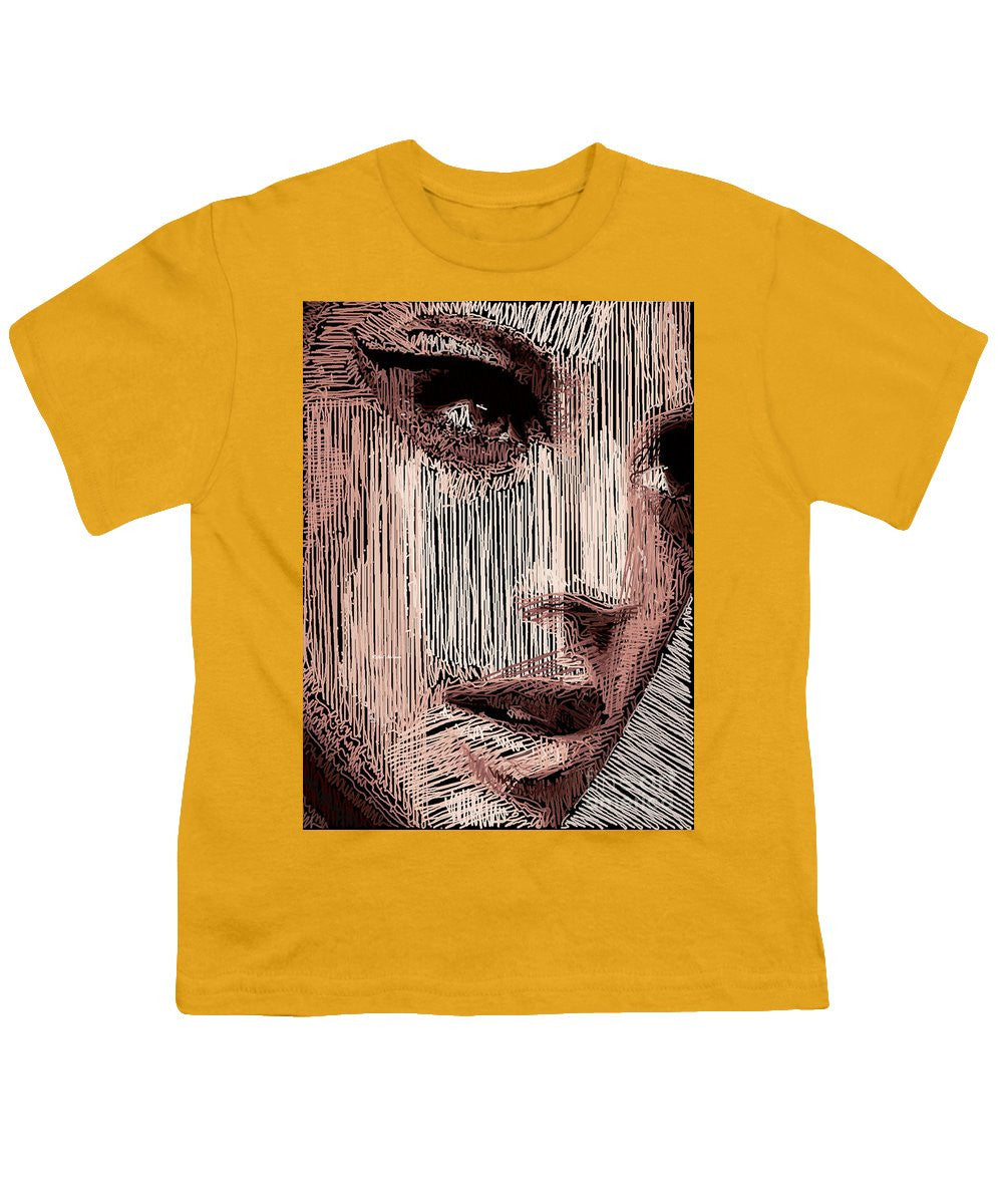 Youth T-Shirt - Studio Portrait In Pencil 57