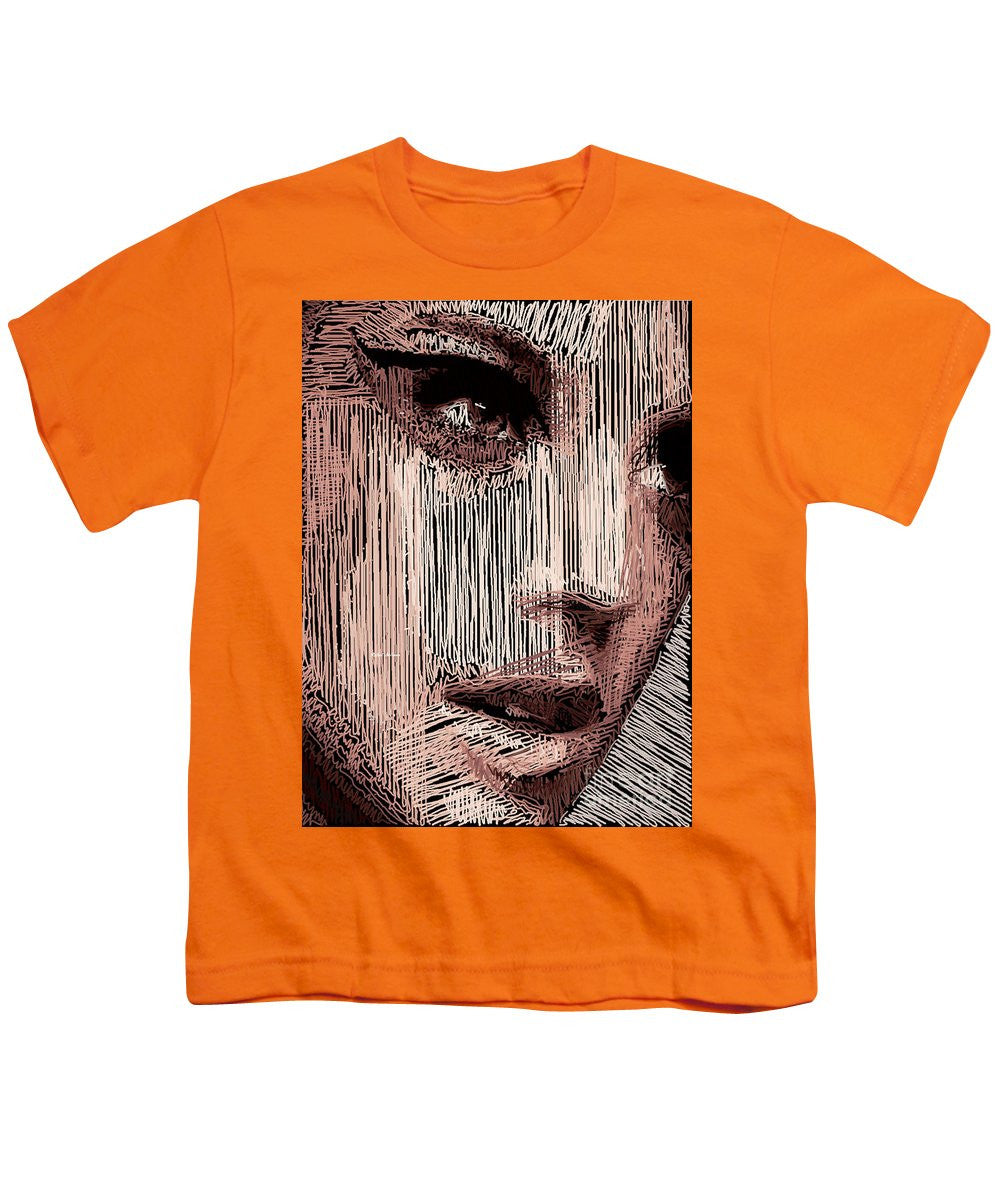 Youth T-Shirt - Studio Portrait In Pencil 57