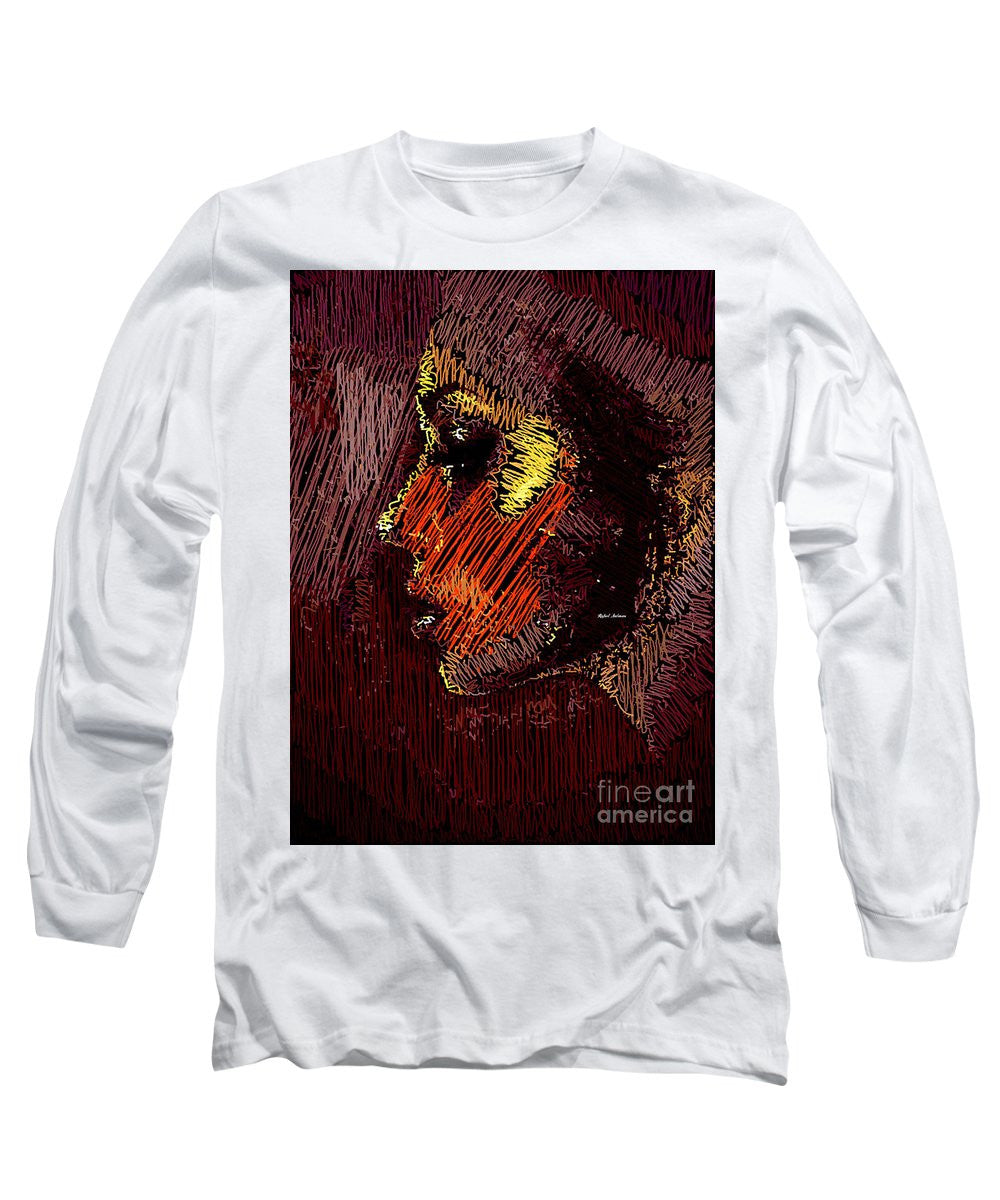 Long Sleeve T-Shirt - Studio Portrait In Pencil 60