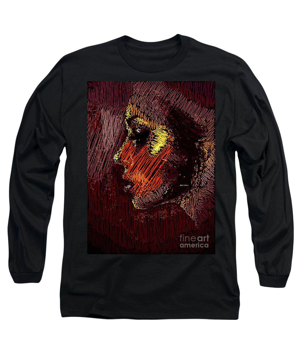 Long Sleeve T-Shirt - Studio Portrait In Pencil 60