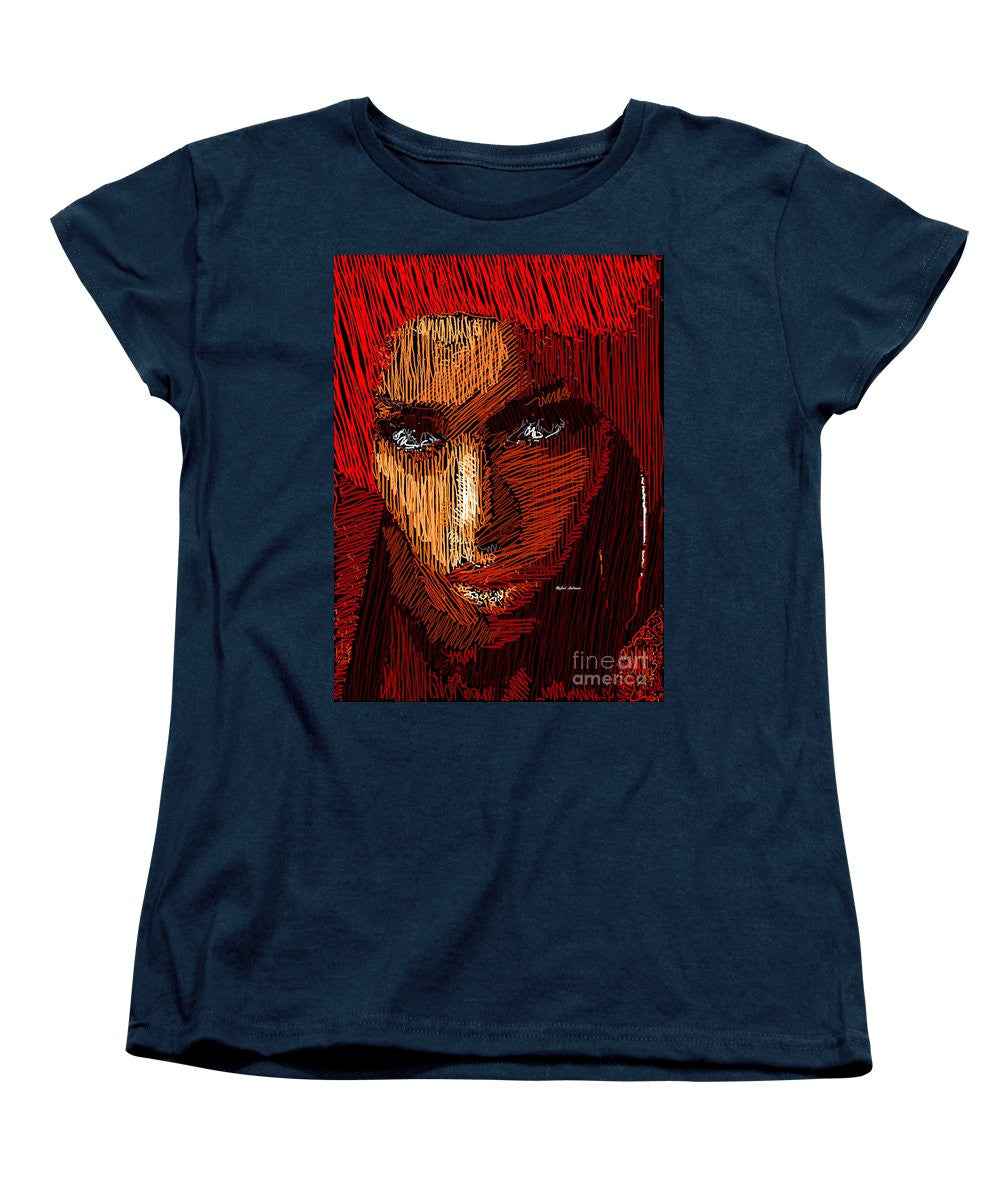 Women's T-Shirt (Standard Cut) - Studio Portrait In Pencil 61