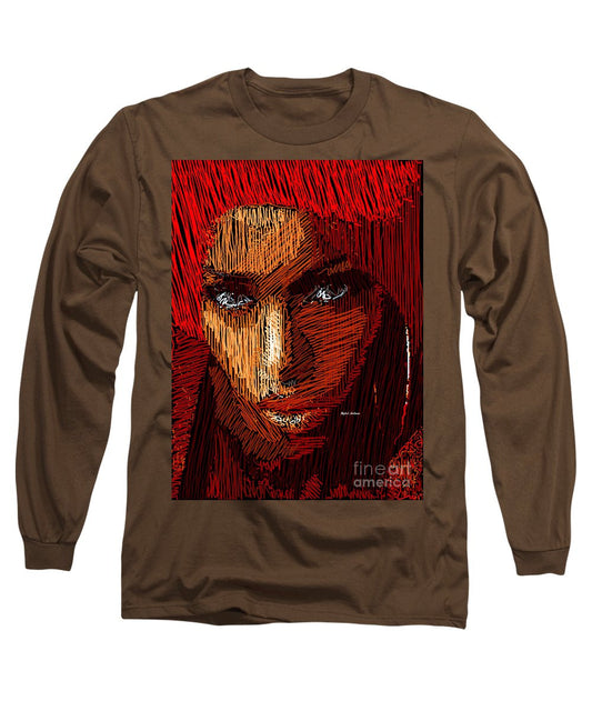 Long Sleeve T-Shirt - Studio Portrait In Pencil 61