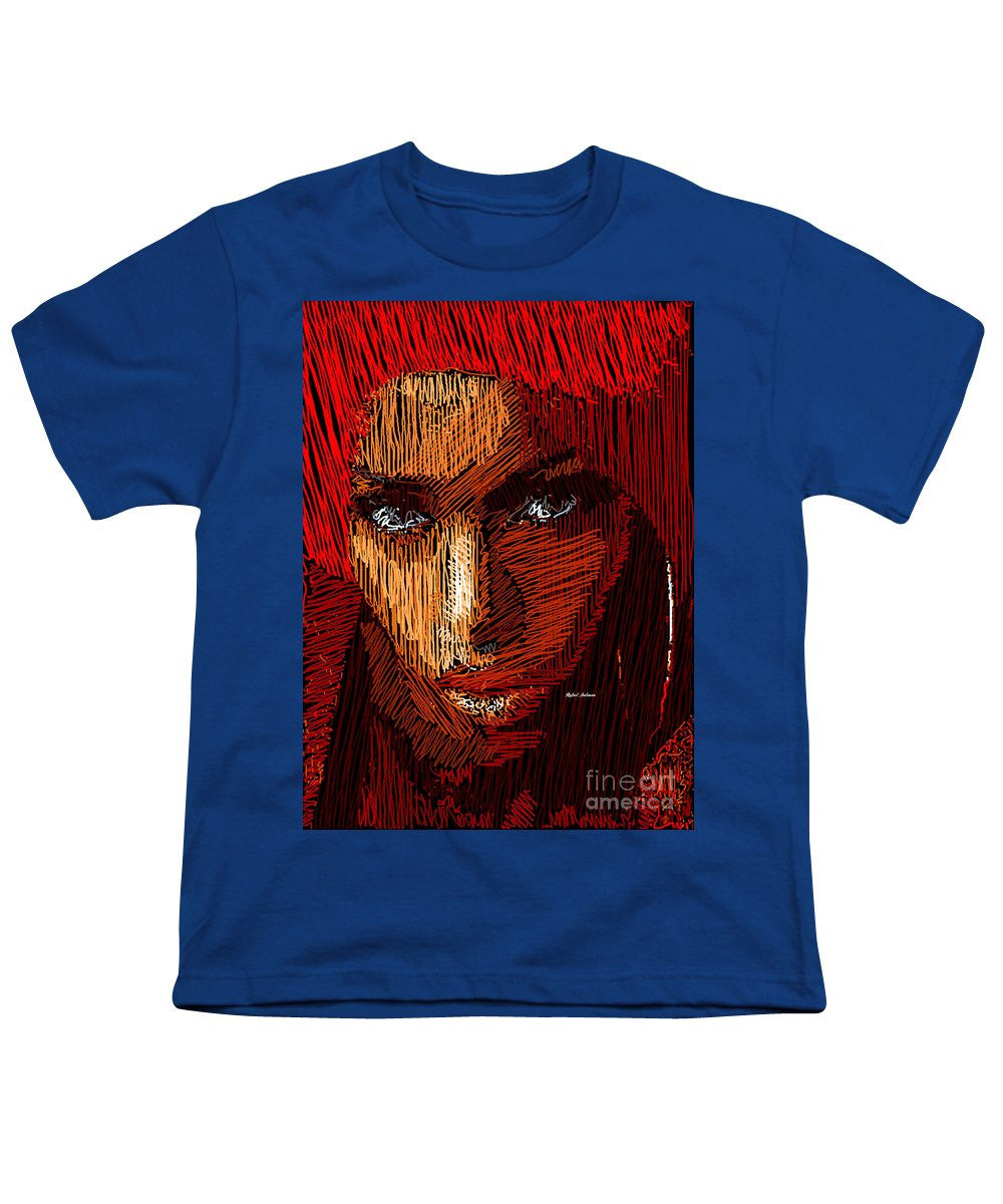 T-shirt pour jeunes - Portrait en studio au crayon 61