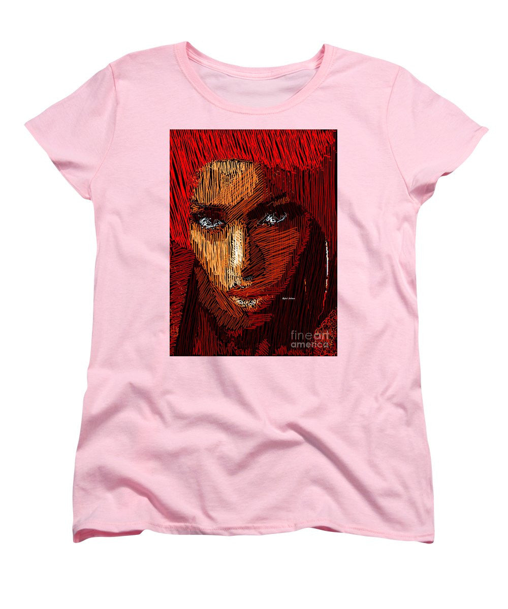 Women's T-Shirt (Standard Cut) - Studio Portrait In Pencil 61