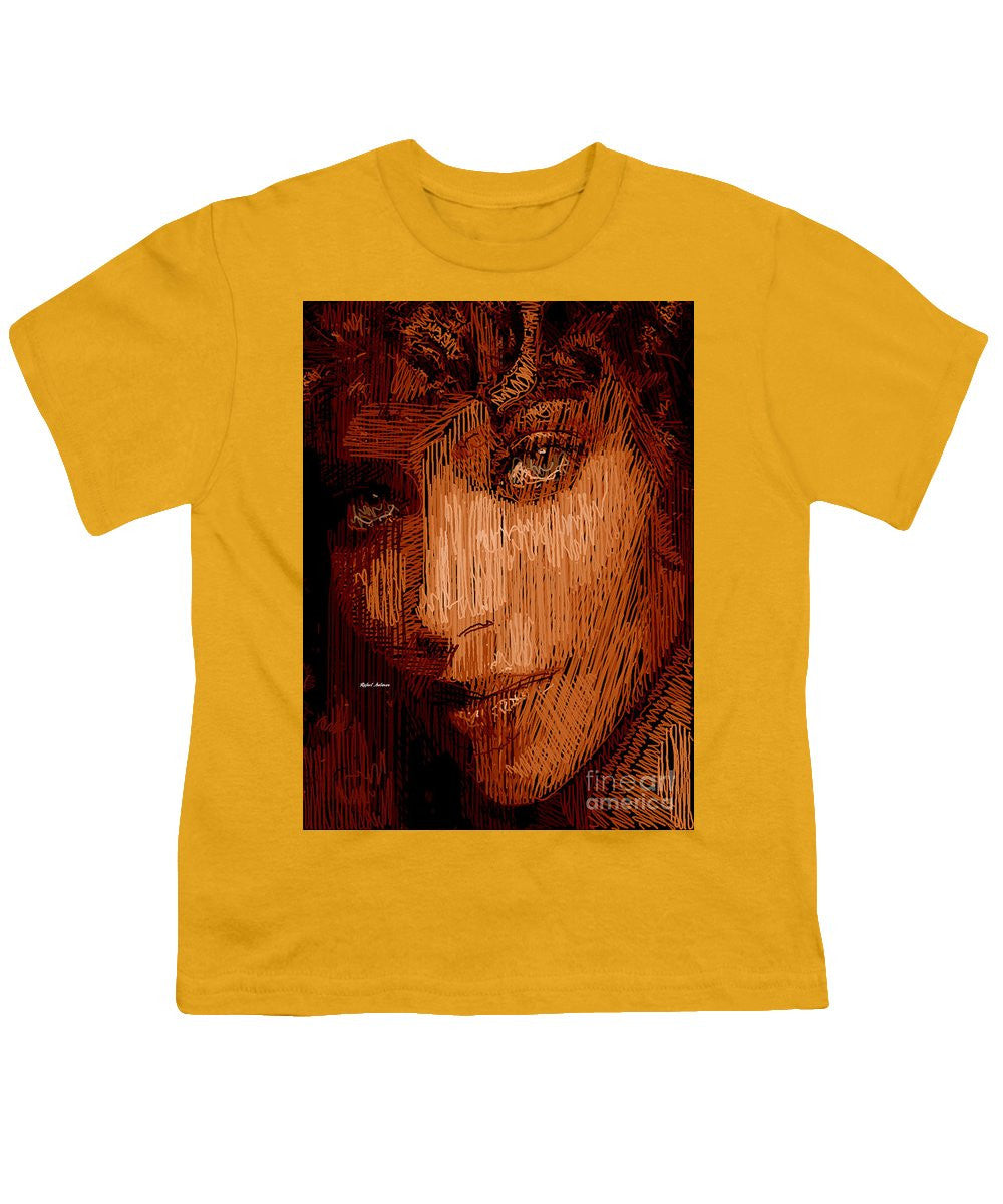 T-shirt pour jeunes - Portrait en studio au crayon 62