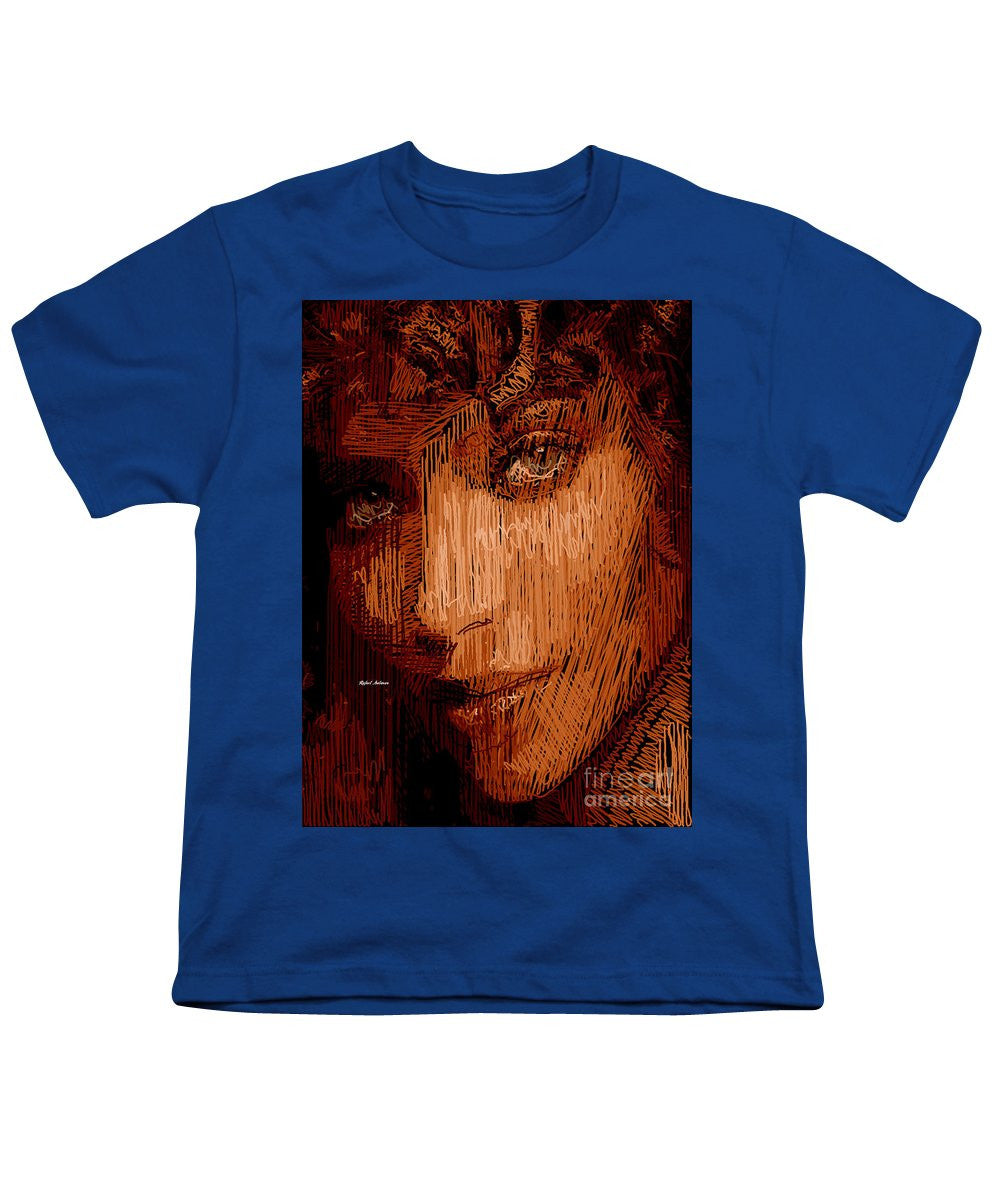 T-shirt pour jeunes - Portrait en studio au crayon 62