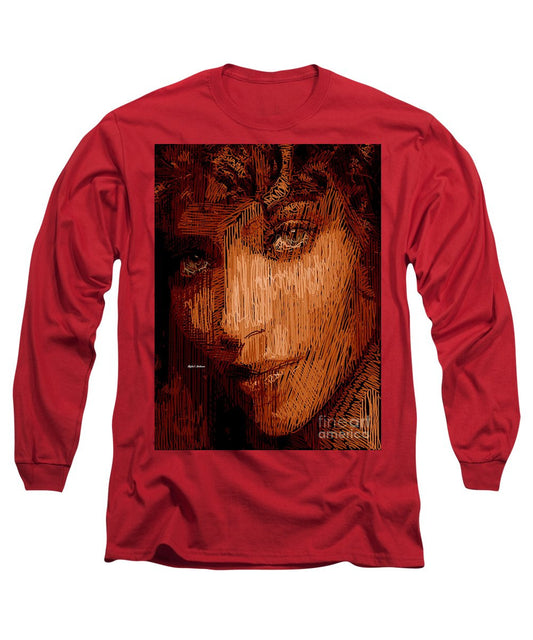 Long Sleeve T-Shirt - Studio Portrait In Pencil 62