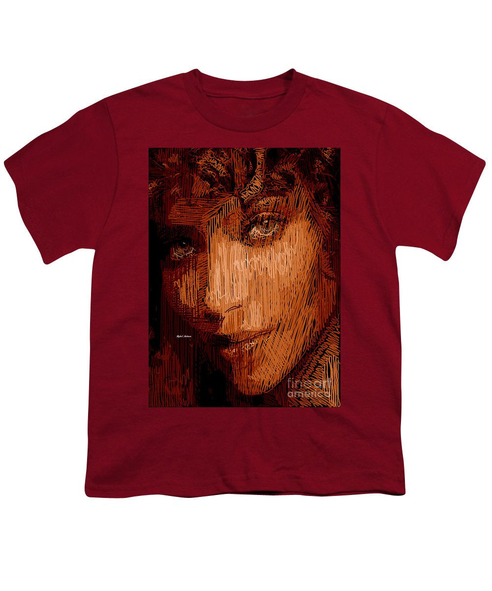 T-shirt pour jeunes - Portrait en studio au crayon 62