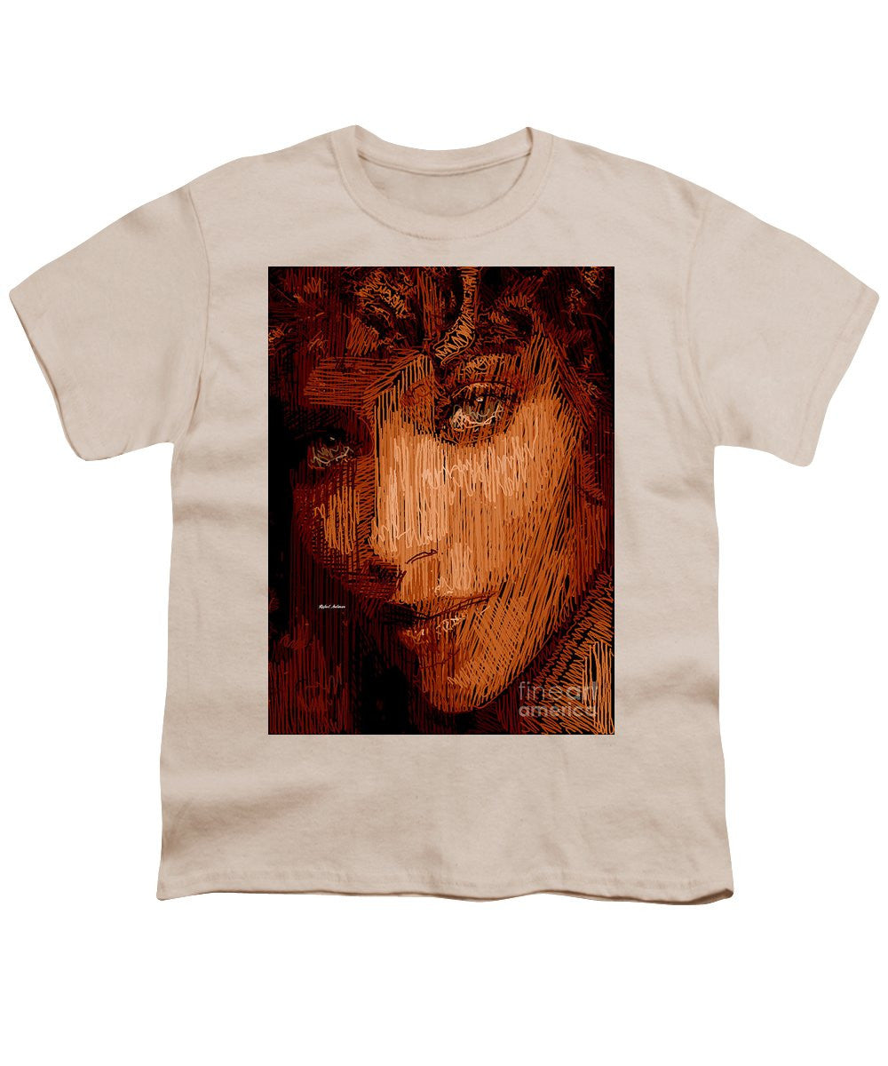 T-shirt pour jeunes - Portrait en studio au crayon 62