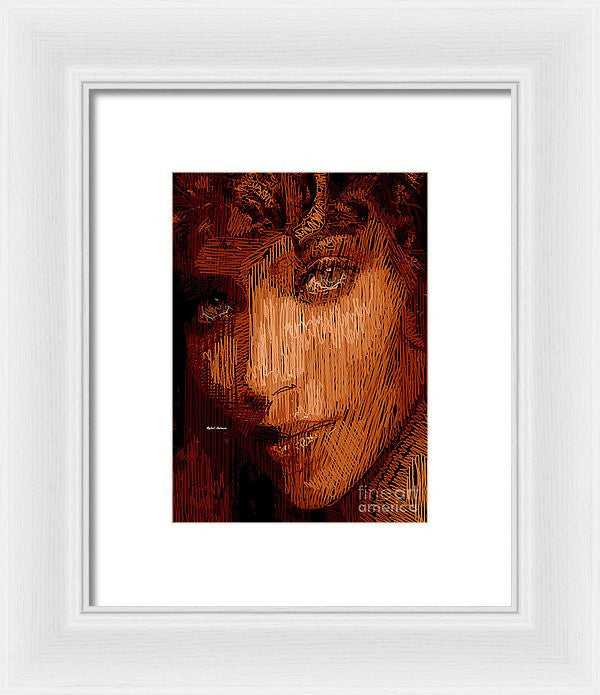 Framed Print - Studio Portrait In Pencil 62