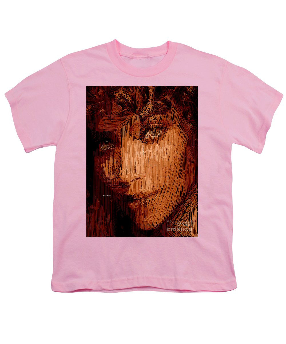 T-shirt pour jeunes - Portrait en studio au crayon 62