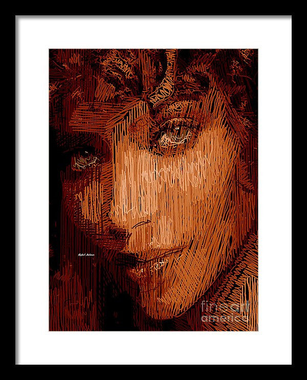 Framed Print - Studio Portrait In Pencil 62