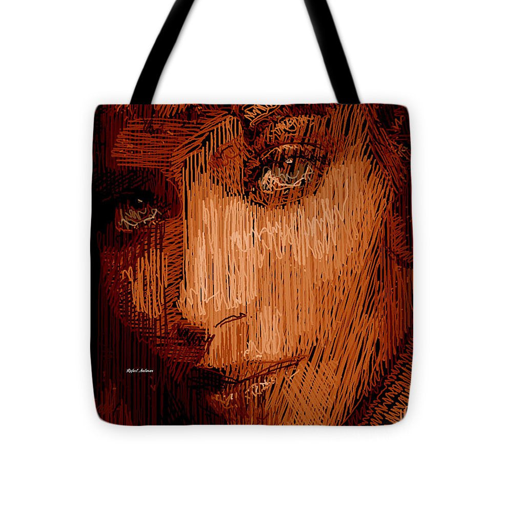 Sac fourre-tout - Portrait en studio au crayon 62