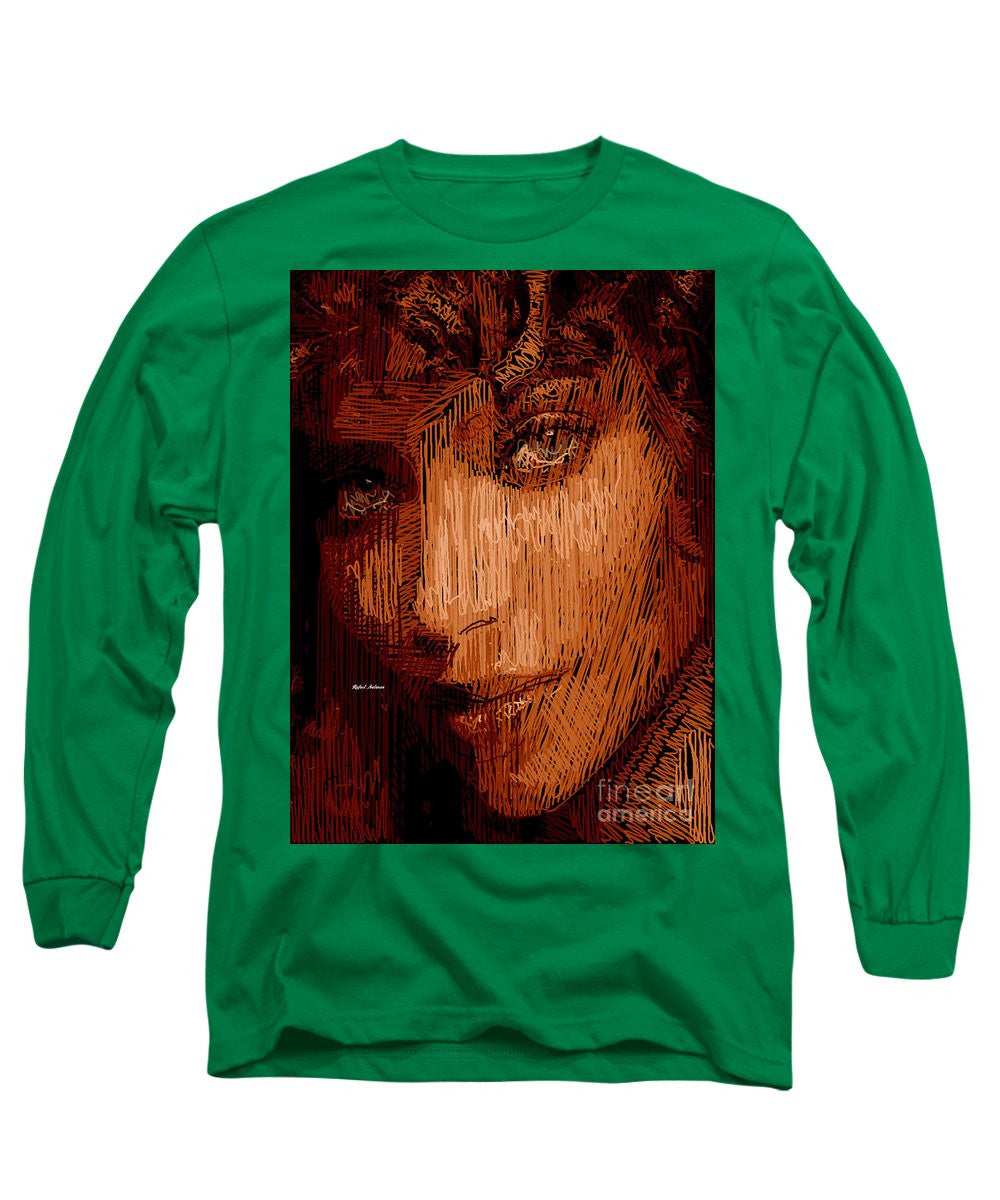 Long Sleeve T-Shirt - Studio Portrait In Pencil 62