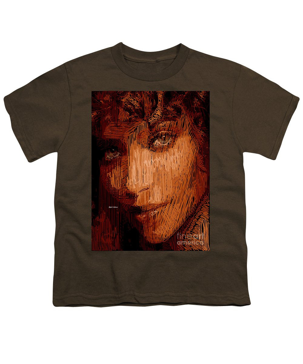 T-shirt pour jeunes - Portrait en studio au crayon 62