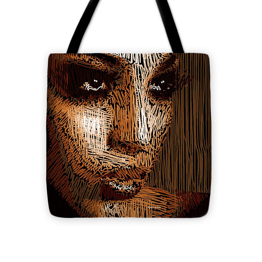 Sac fourre-tout - Portrait en studio au crayon 63