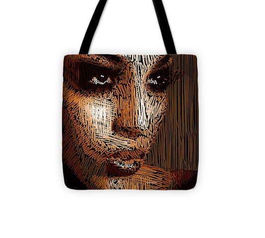 Sac fourre-tout - Portrait en studio au crayon 63