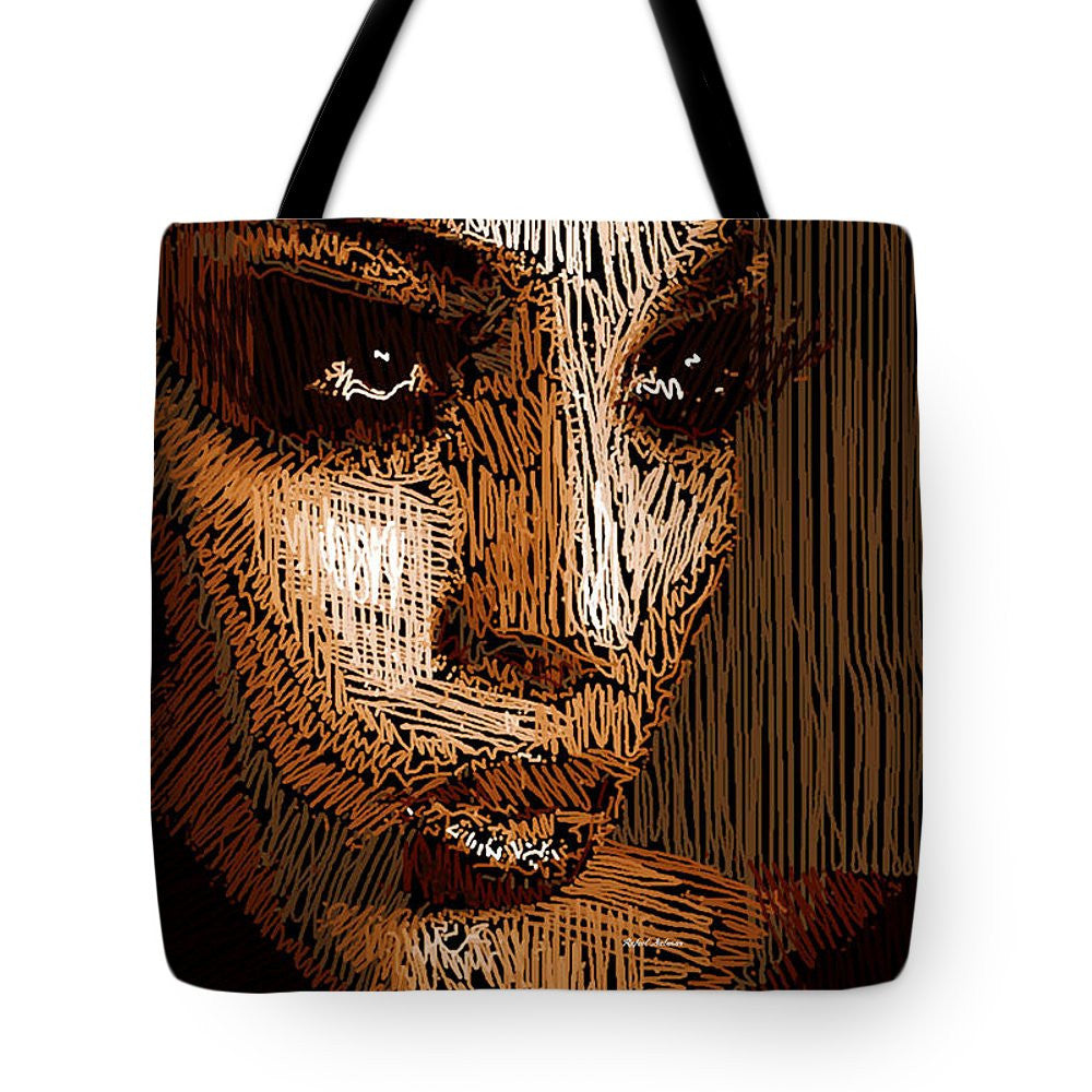 Sac fourre-tout - Portrait en studio au crayon 63