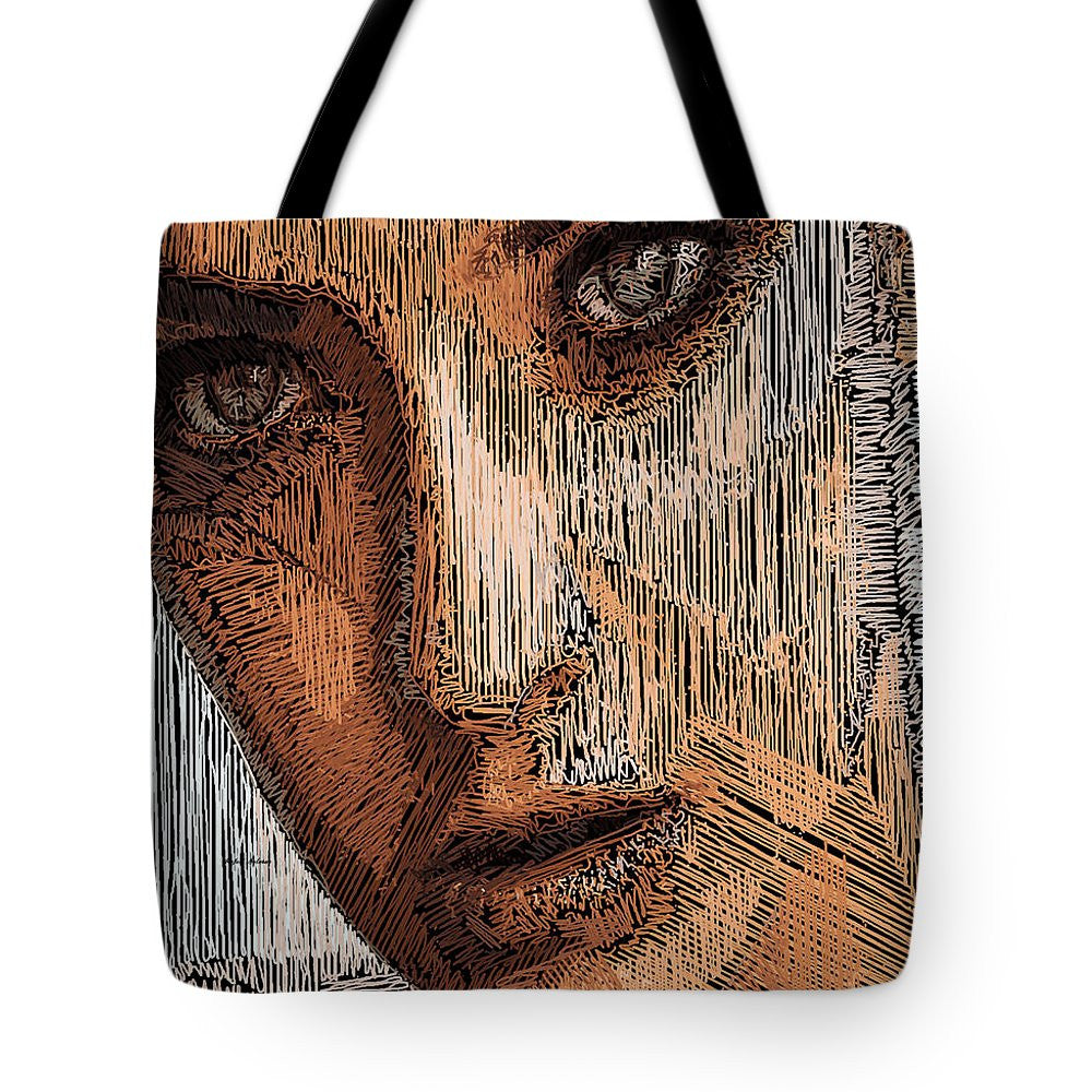 Sac fourre-tout - Portrait en studio au crayon