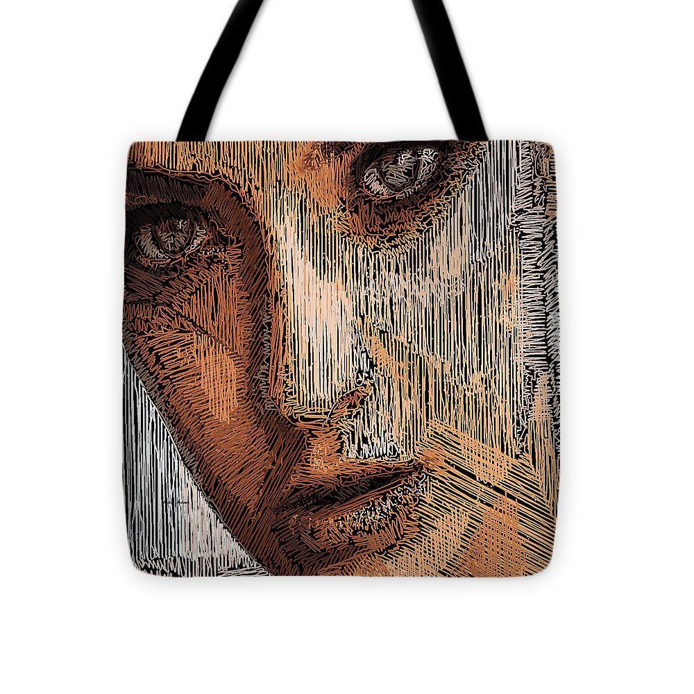 Sac fourre-tout - Portrait en studio au crayon