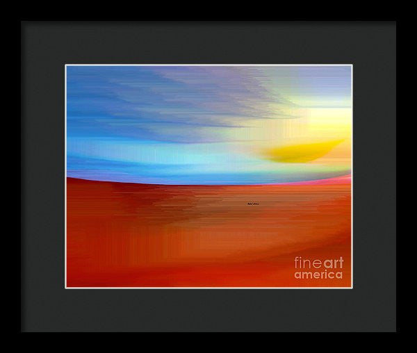 Framed Print - Sunrise