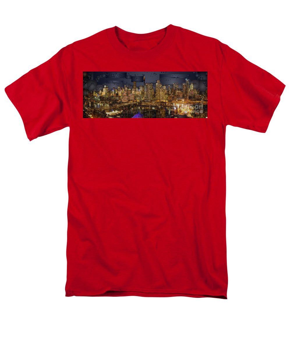 T-shirt pour homme (coupe standard) - Skyline de Sydney, Australie