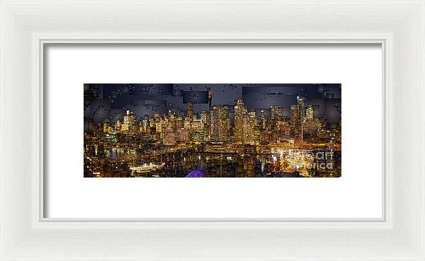 Framed Print - Sydney Australia Skyline