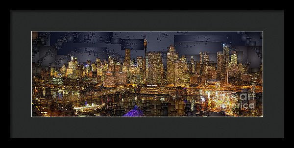 Framed Print - Sydney Australia Skyline