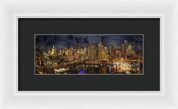 Framed Print - Sydney Australia Skyline