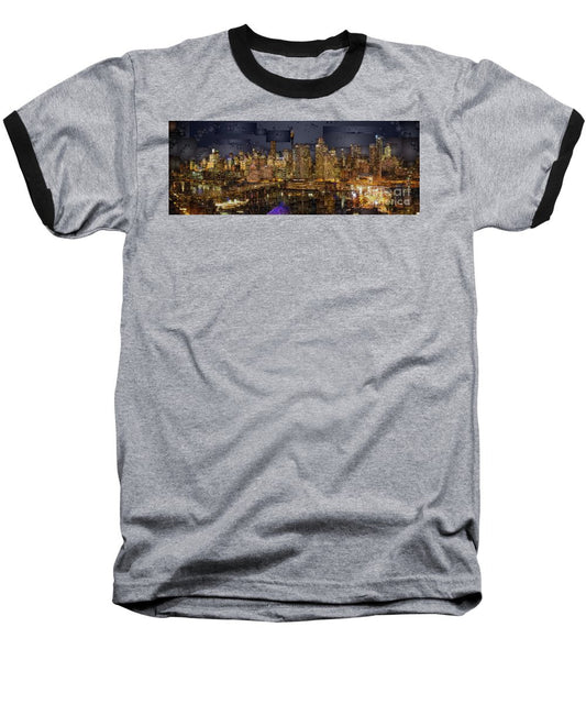 Baseball T-Shirt - Sydney Australia Skyline