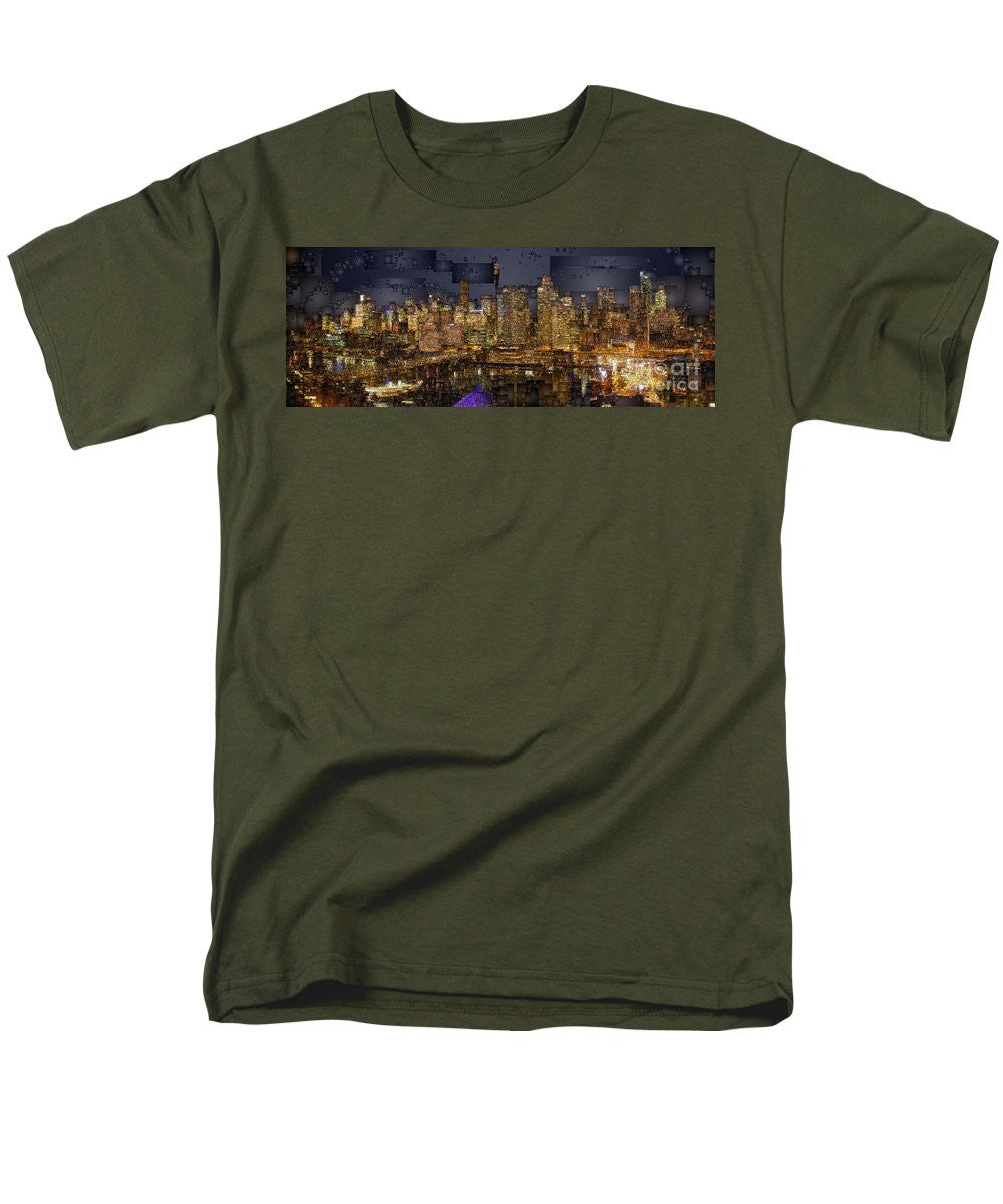 T-shirt pour homme (coupe standard) - Skyline de Sydney, Australie