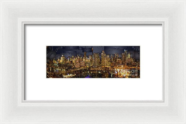 Framed Print - Sydney Australia Skyline