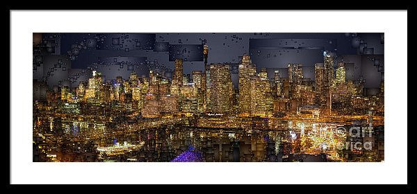 Framed Print - Sydney Australia Skyline