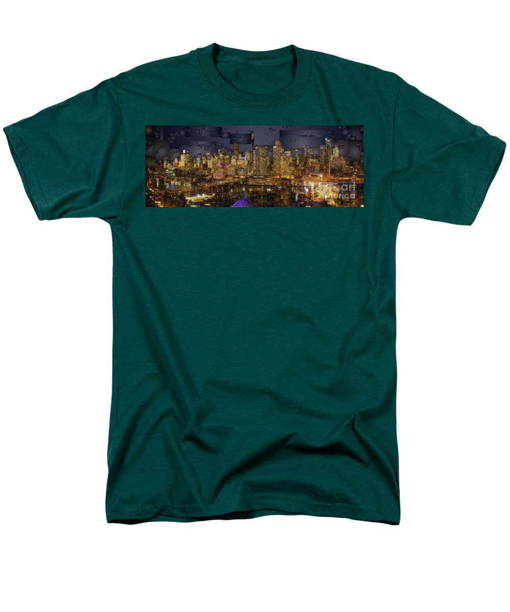 T-shirt pour homme (coupe standard) - Skyline de Sydney, Australie