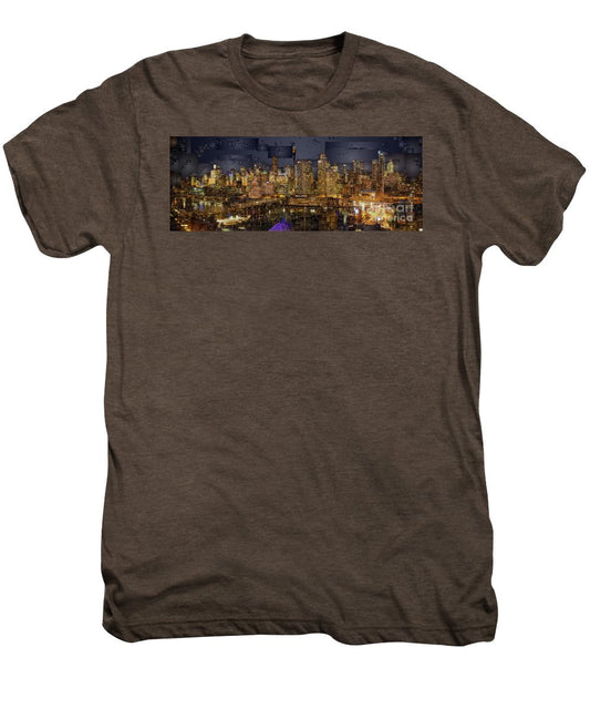 T-shirt Premium pour homme - Skyline de Sydney en Australie